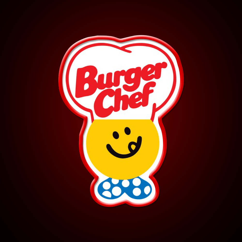 Burger Chef Defunct Chain Fast Food Led Neon Sign For Burger Place Rgb Color - Shineneon