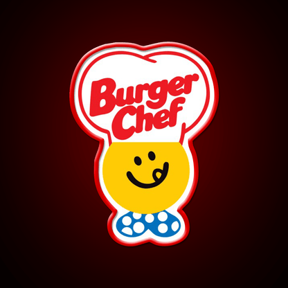 Burger Chef Defunct Chain Fast Food Led Neon Sign For Burger Place Rgb Color - Shineneon