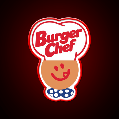 Burger Chef Fast Food Led Neon Sign For Burger Place Led Sign Rgb Color - Shineneon
