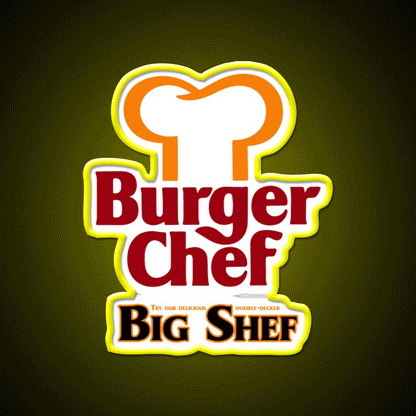 Burger Chef Fast Food Led Neon Sign For Burger Place Neon Sign Rgb Color