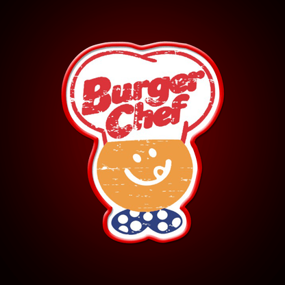 Burger Chef Fast Food Led Neon Sign For Burger Place Rgb Color - Shineneon