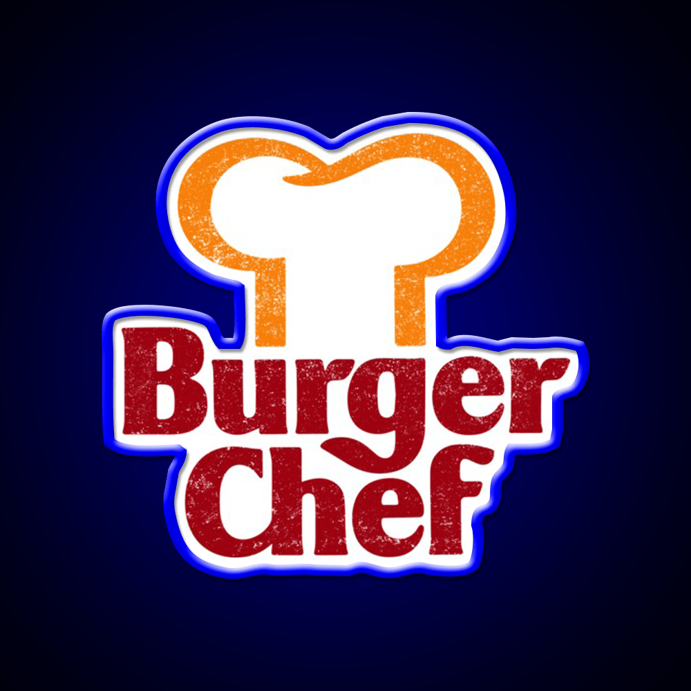 Burger Chef Fast Food Led Neon Sign For Burger Place Wall Art Rgb Color - Shineneon