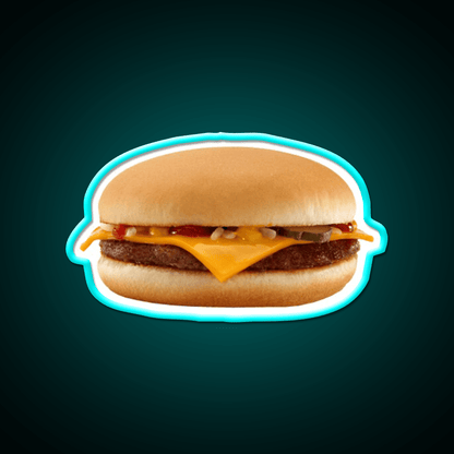 Burger Fast Food Led Neon Sign For Burger Place Led Sign Rgb Color - Shineneon