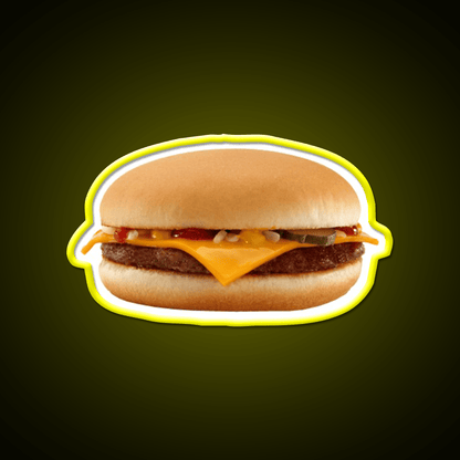 Burger Fast Food Led Neon Sign For Burger Place Led Sign Rgb Color - Shineneon