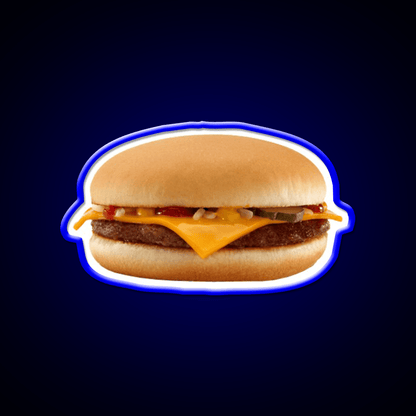 Burger Fast Food Led Neon Sign For Burger Place Led Sign Rgb Color - Shineneon