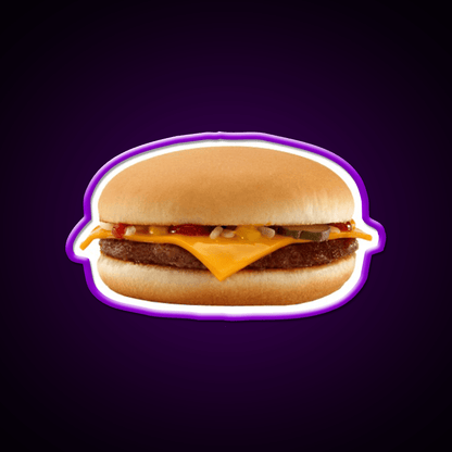 Burger Fast Food Led Neon Sign For Burger Place Led Sign Rgb Color - Shineneon