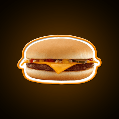 Burger Fast Food Led Neon Sign For Burger Place Led Sign Rgb Color - Shineneon