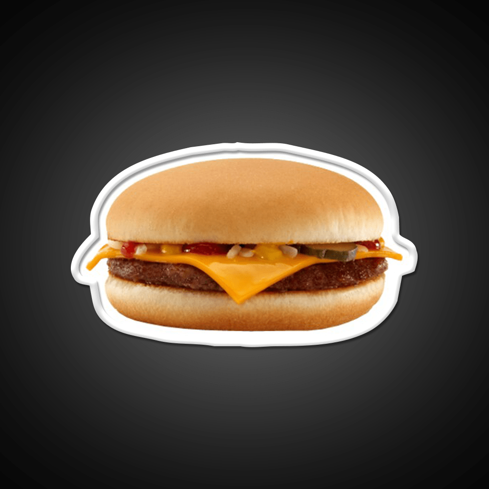 Burger Fast Food Led Neon Sign For Burger Place Led Sign Rgb Color - Shineneon