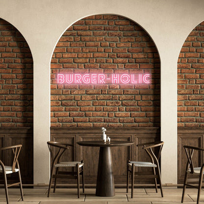 Burger Holic Mouthwatering Neon For Burger Enthusiasts | Shineneon