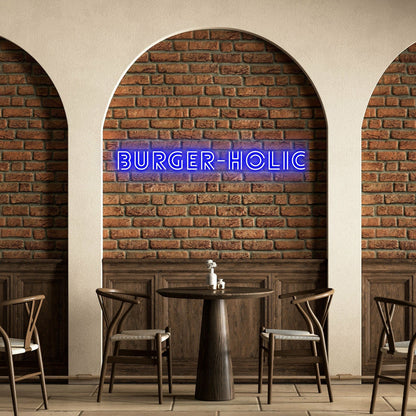 Burger Holic Mouthwatering Neon For Burger Enthusiasts | Shineneon