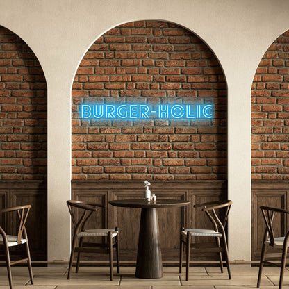 Burger Holic Mouthwatering Neon For Burger Enthusiasts | Shineneon