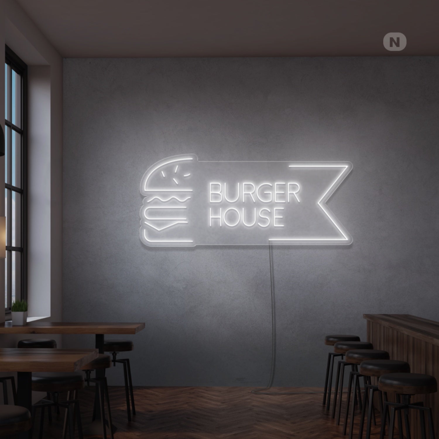 Burger House Neon Sign | Shineneon