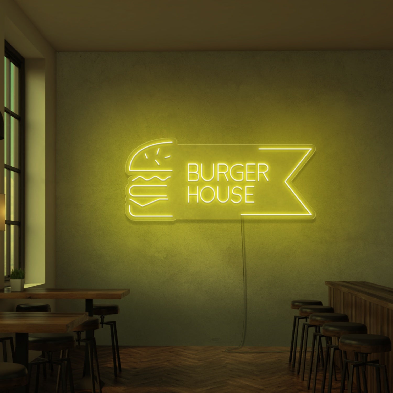 Burger House Neon Sign | Shineneon