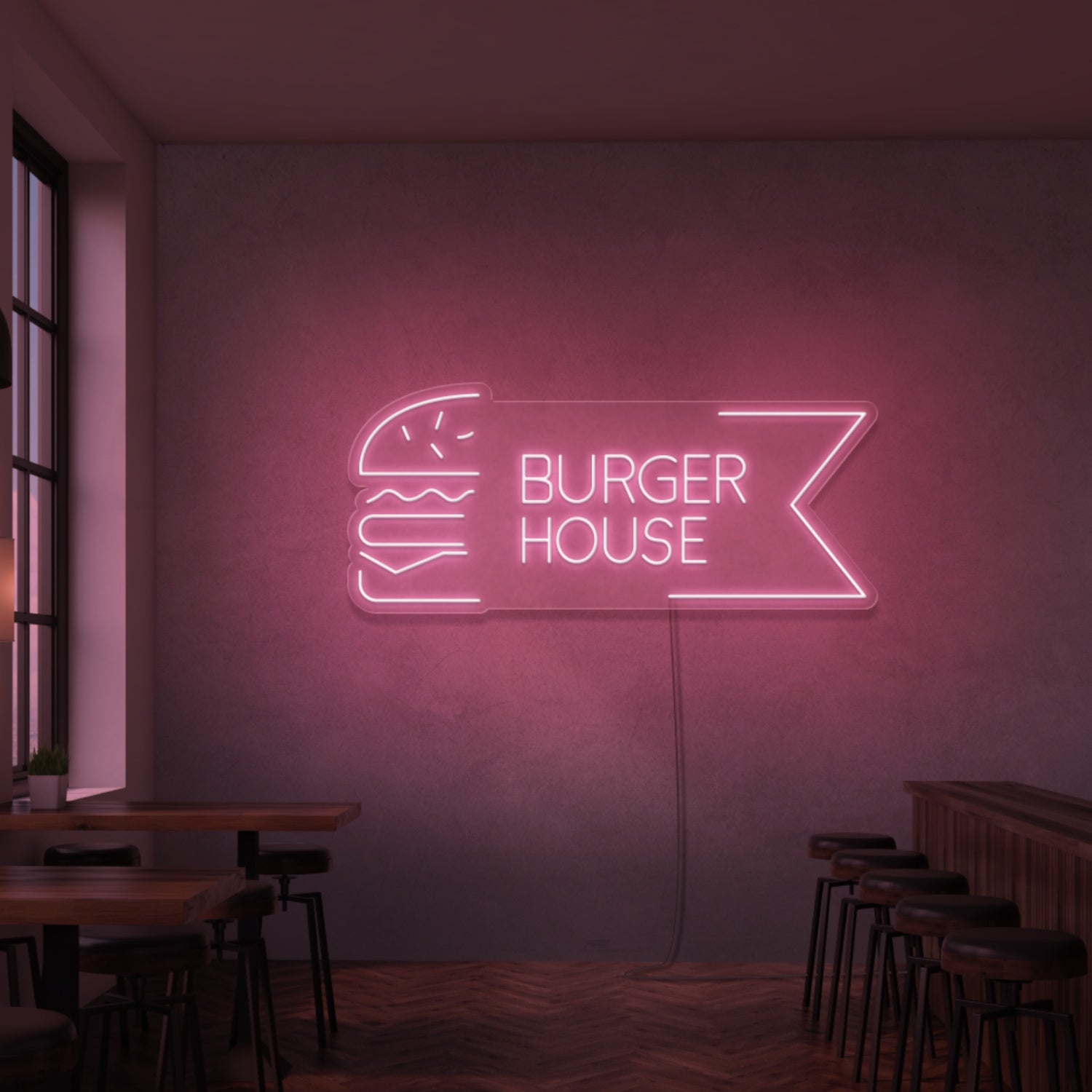 Burger House Neon Sign | Shineneon