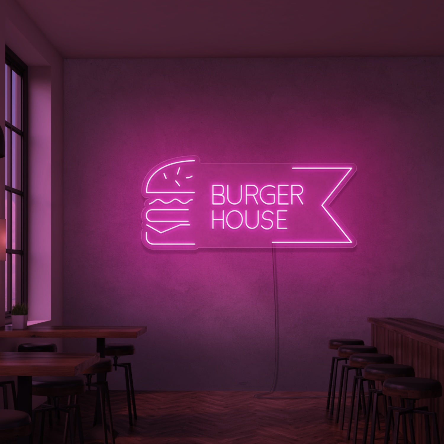 Burger House Neon Sign | Shineneon
