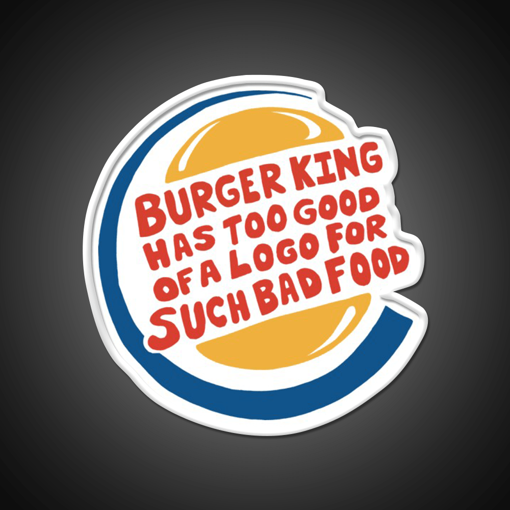 Burger King Fast Food Led Neon Sign For Burger Place Rgb Color - Shineneon