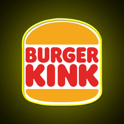 Burger Kink Meme Fast Food Led Neon Sign For Burger Place Rgb Color - Shineneon