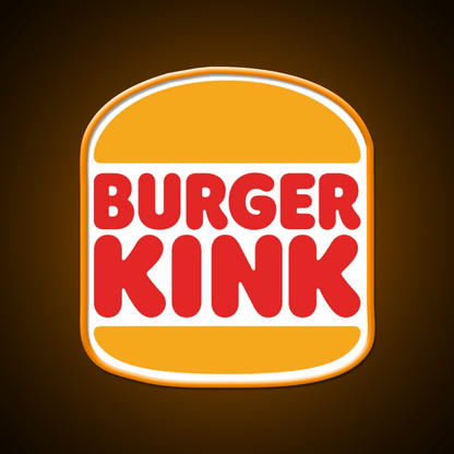 Burger Kink Meme Fast Food Led Neon Sign For Burger Place Rgb Color - Shineneon