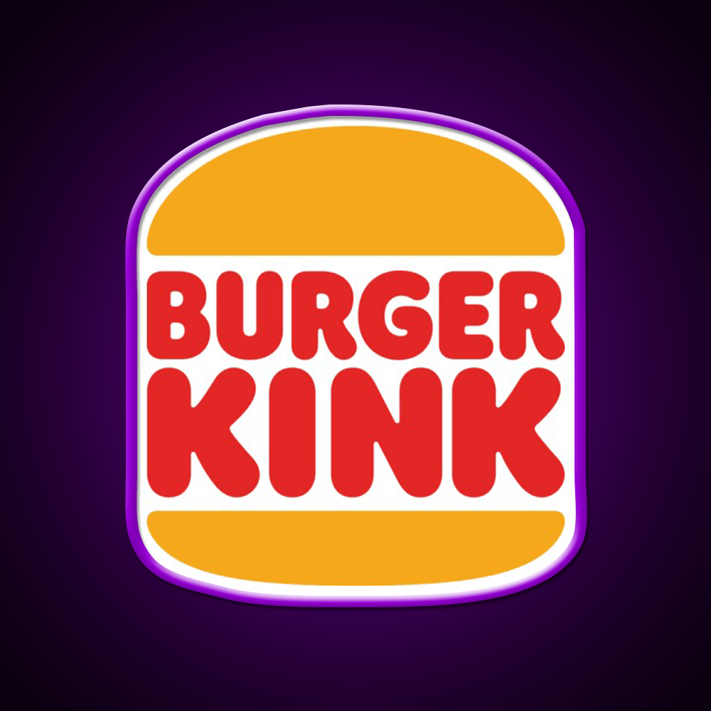 Burger Kink Meme Fast Food Led Neon Sign For Burger Place Rgb Color - Shineneon