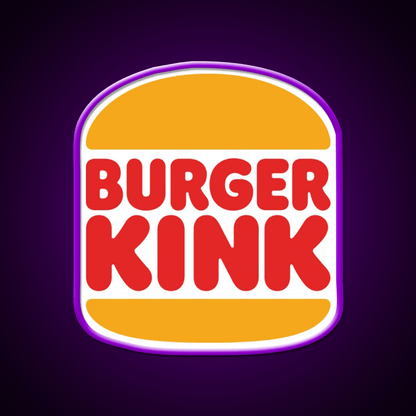 Burger Kink Meme Fast Food Led Neon Sign For Burger Place Rgb Color - Shineneon