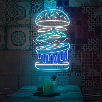 Burger Light Up Your Space With Neon Flavor | Shineneon