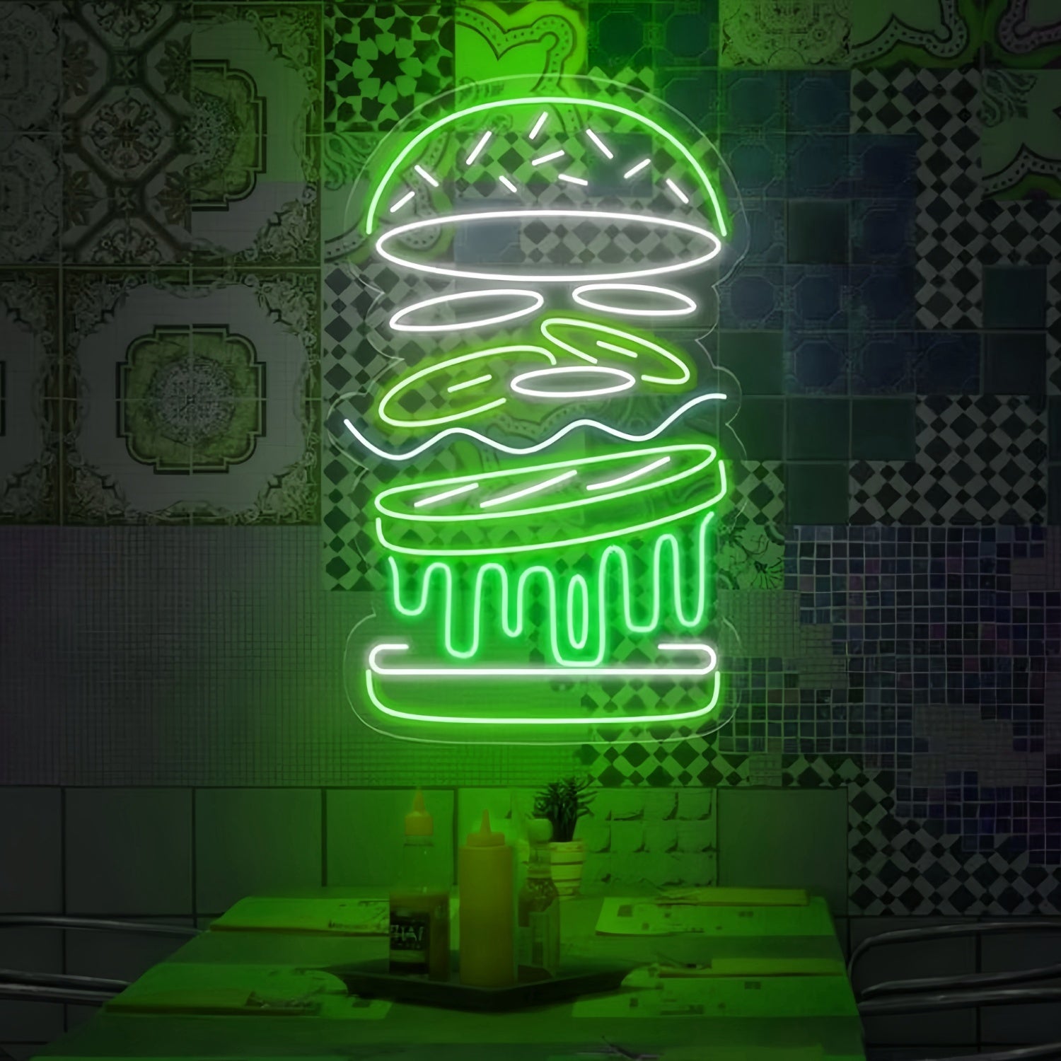 Burger Light Up Your Space With Neon Flavor | Shineneon