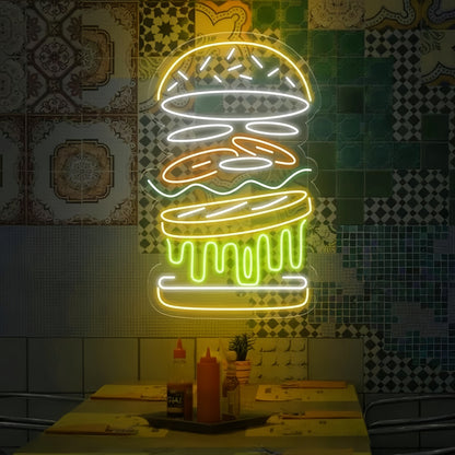 Burger Light Up Your Space With Neon Flavor | Shineneon