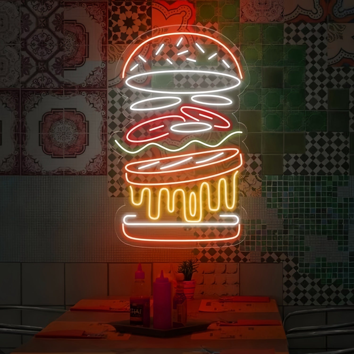 Burger Light Up Your Space With Neon Flavor | Shineneon