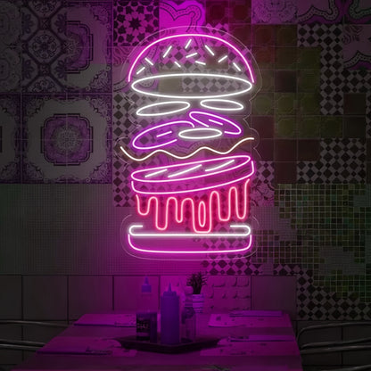 Burger Light Up Your Space With Neon Flavor | Shineneon