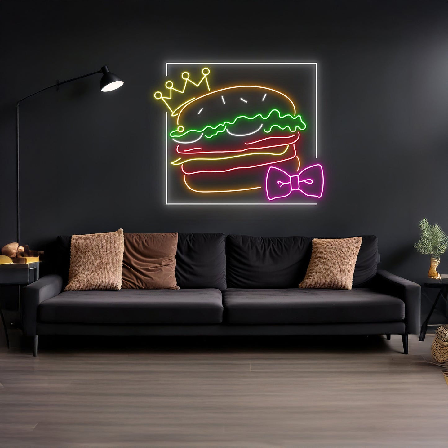 Burger Neon Sign