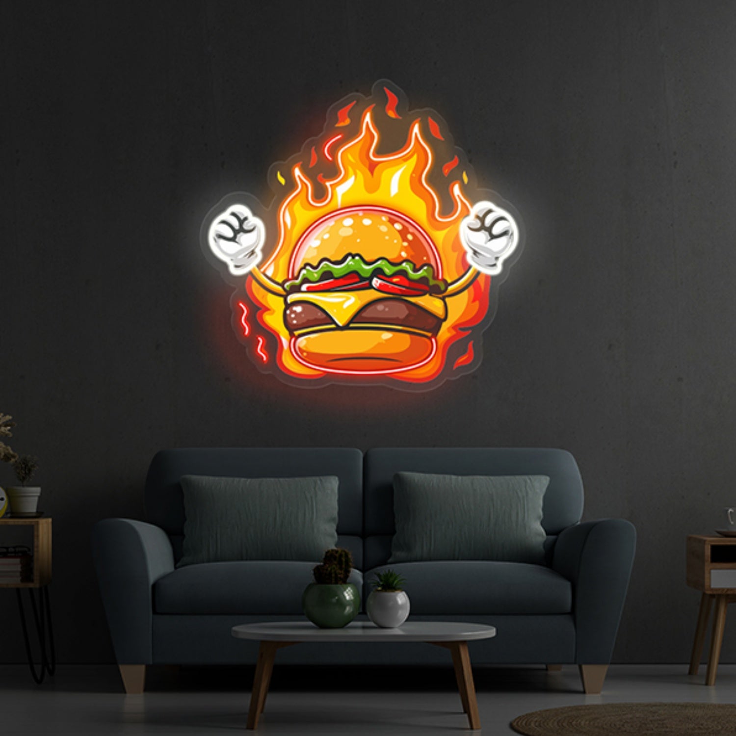 Burger Uv Light | Shineneon