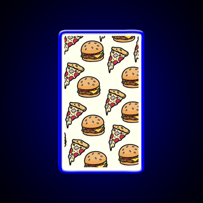 Burgers Lover Fast Food Led Neon Sign For Burger Place Wall Art Rgb Color - Shineneon