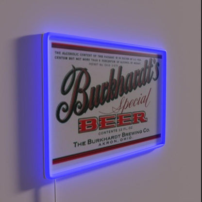 Burkhardtsspecial Beer Rgb Led Neon Sign - Shineneon