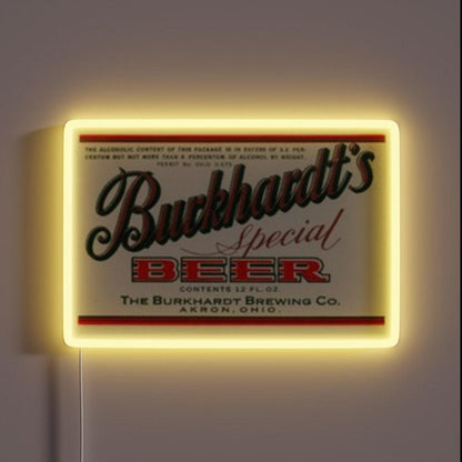 Burkhardtsspecial Beer Rgb Led Neon Sign - Shineneon