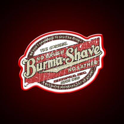 Burma Shave 1925 Barber Shop Haircut Led Neon Sign - LED neon sign view 10