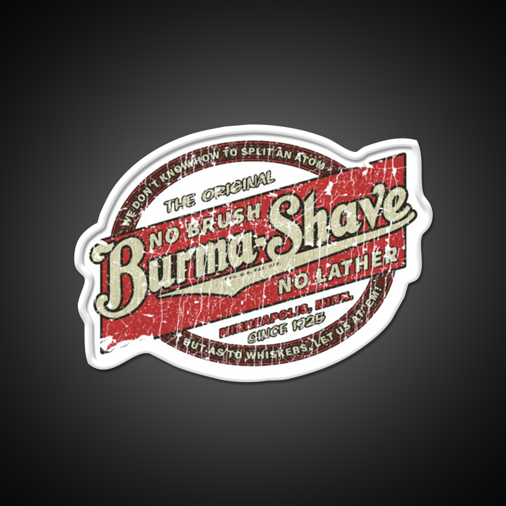 Burma Shave 1925 Barber Shop Haircut Led Neon Sign - LED neon sign view 11