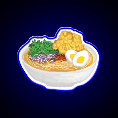 Burmese Food Mohinga Snack Food Led Neon Sign Rgb Color - Shineneon