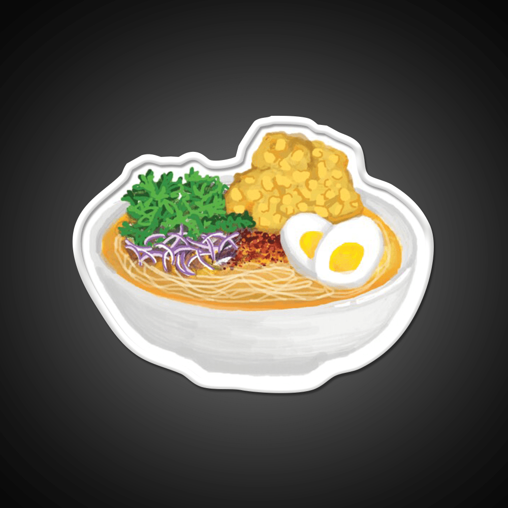 Burmese Food Mohinga Snack Food Led Neon Sign Rgb Color - Shineneon