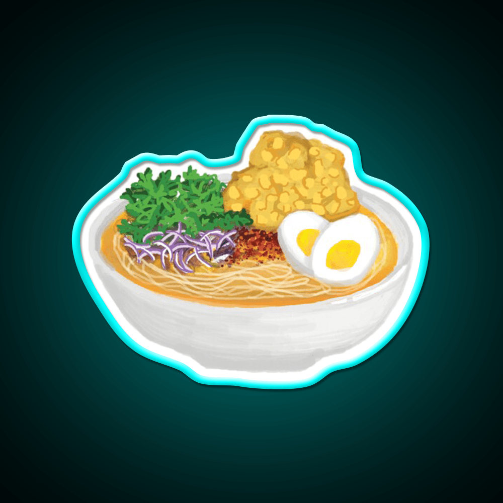 Burmese Food Mohinga Snack Food Led Neon Sign Rgb Color - Shineneon