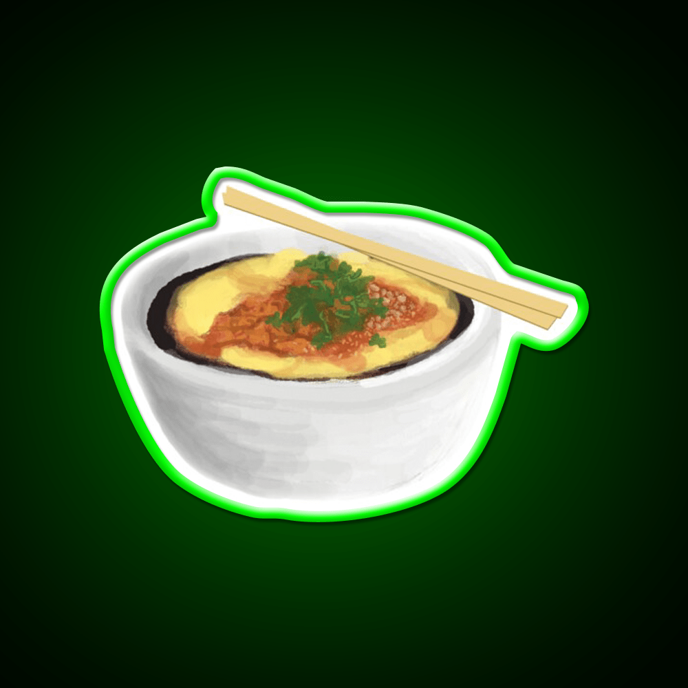 Burmese Food Tofu Nway Snack Food Led Neon Sign Rgb Color - Shineneon