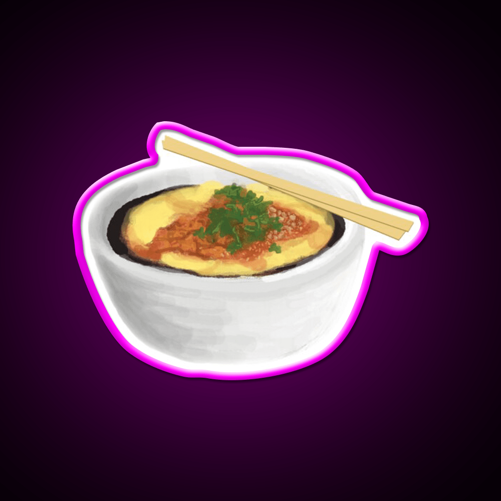 Burmese Food Tofu Nway Snack Food Led Neon Sign Rgb Color - Shineneon
