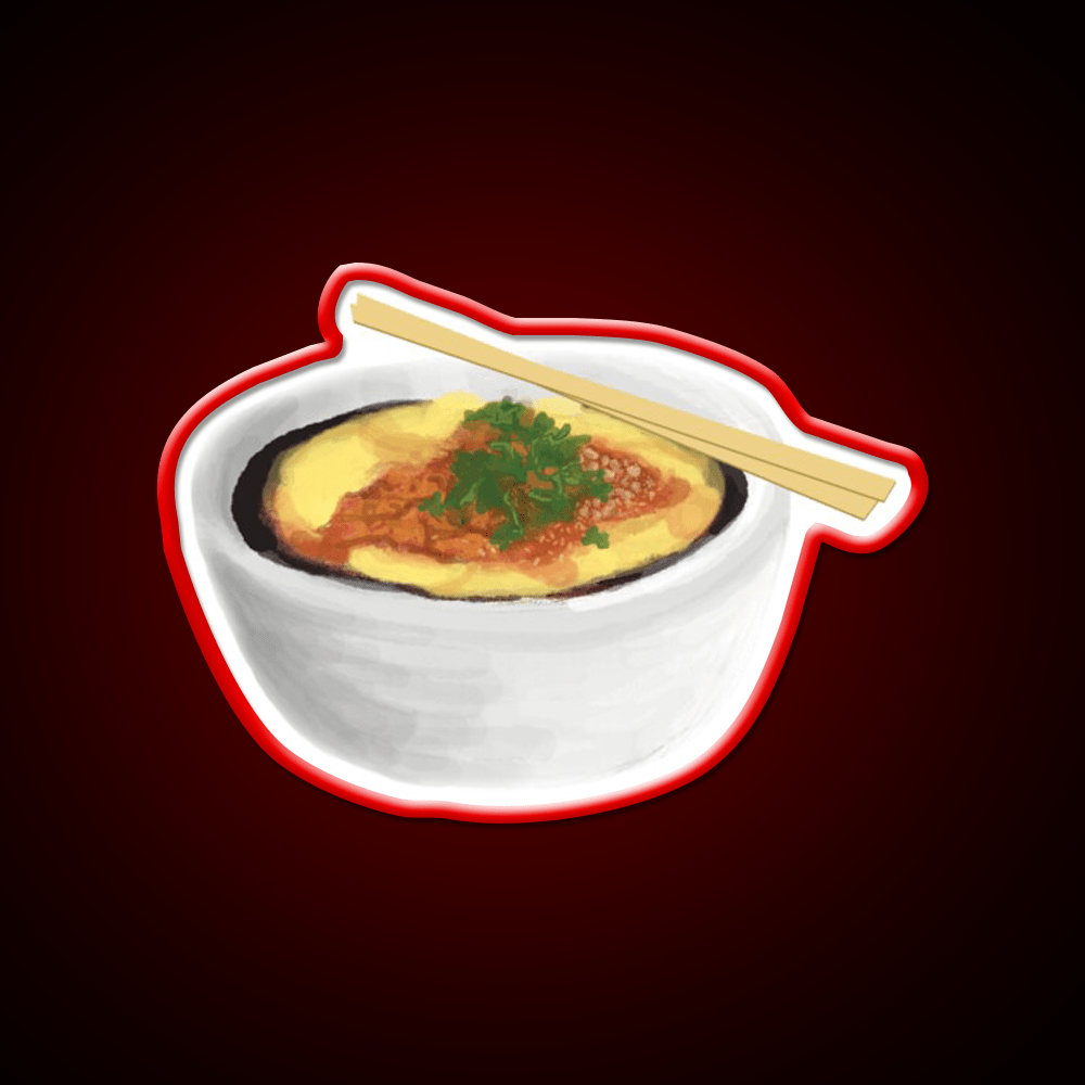 Burmese Food Tofu Nway Snack Food Led Neon Sign Rgb Color - Shineneon