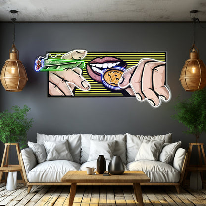 Burn Money With Bitcoin Led Neon Sign Light Custom Led Signs - Shineneon