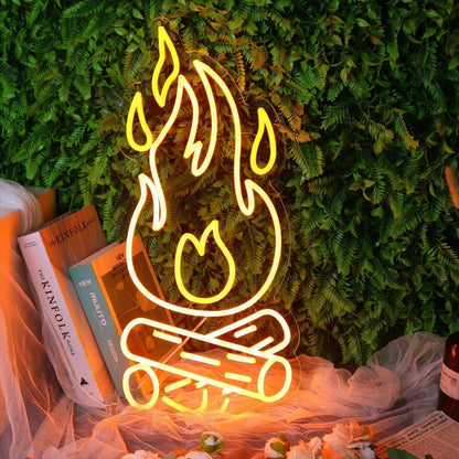 Burning Fire Red Led Neon Sign - Shineneon
