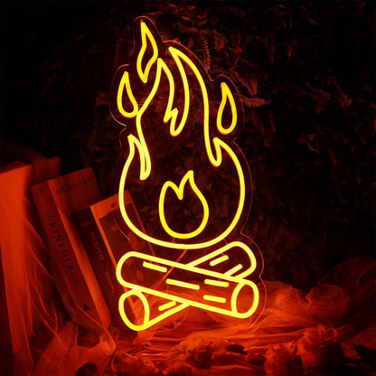 Burning Fire Red Led Neon Sign - Shineneon