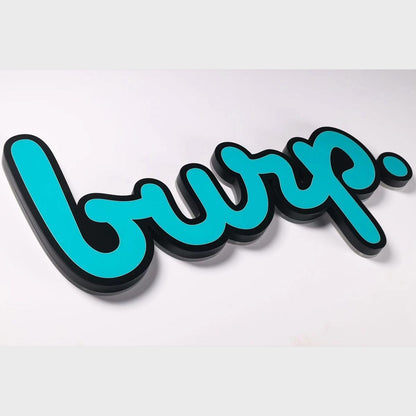 Burp 3D Frontlit Channel Letters Led Light Sign