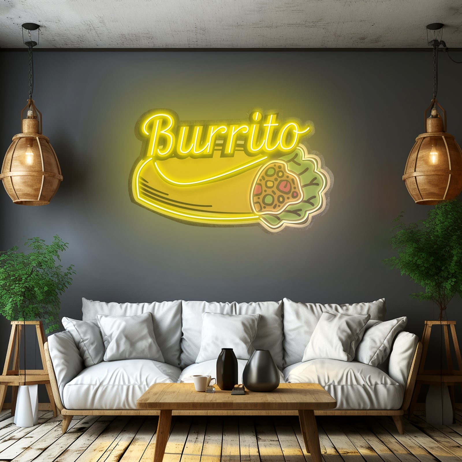 Burrito Custom Led Signs Artwork For Sale - Shineneon