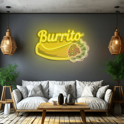 Burrito Custom Led Signs Artwork For Sale - Shineneon