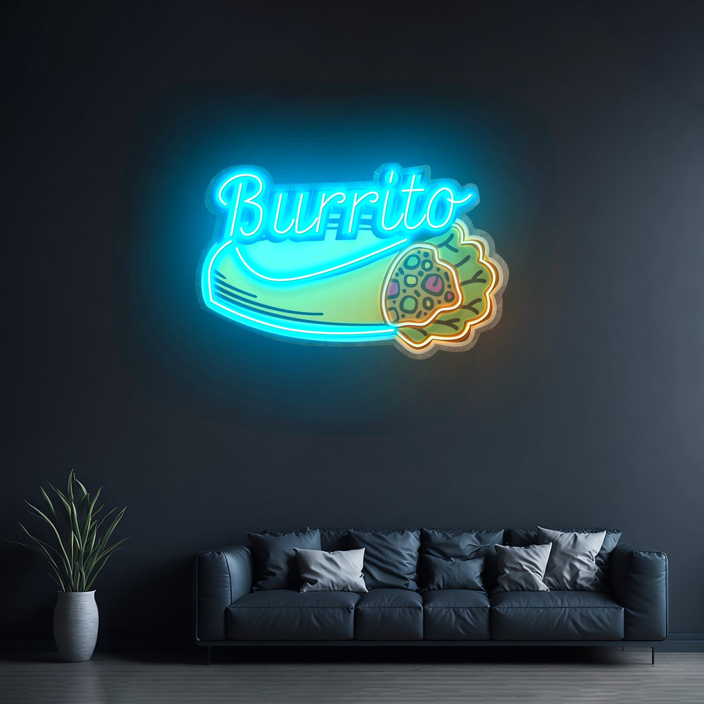 Burrito Custom Led Signs Artwork For Sale