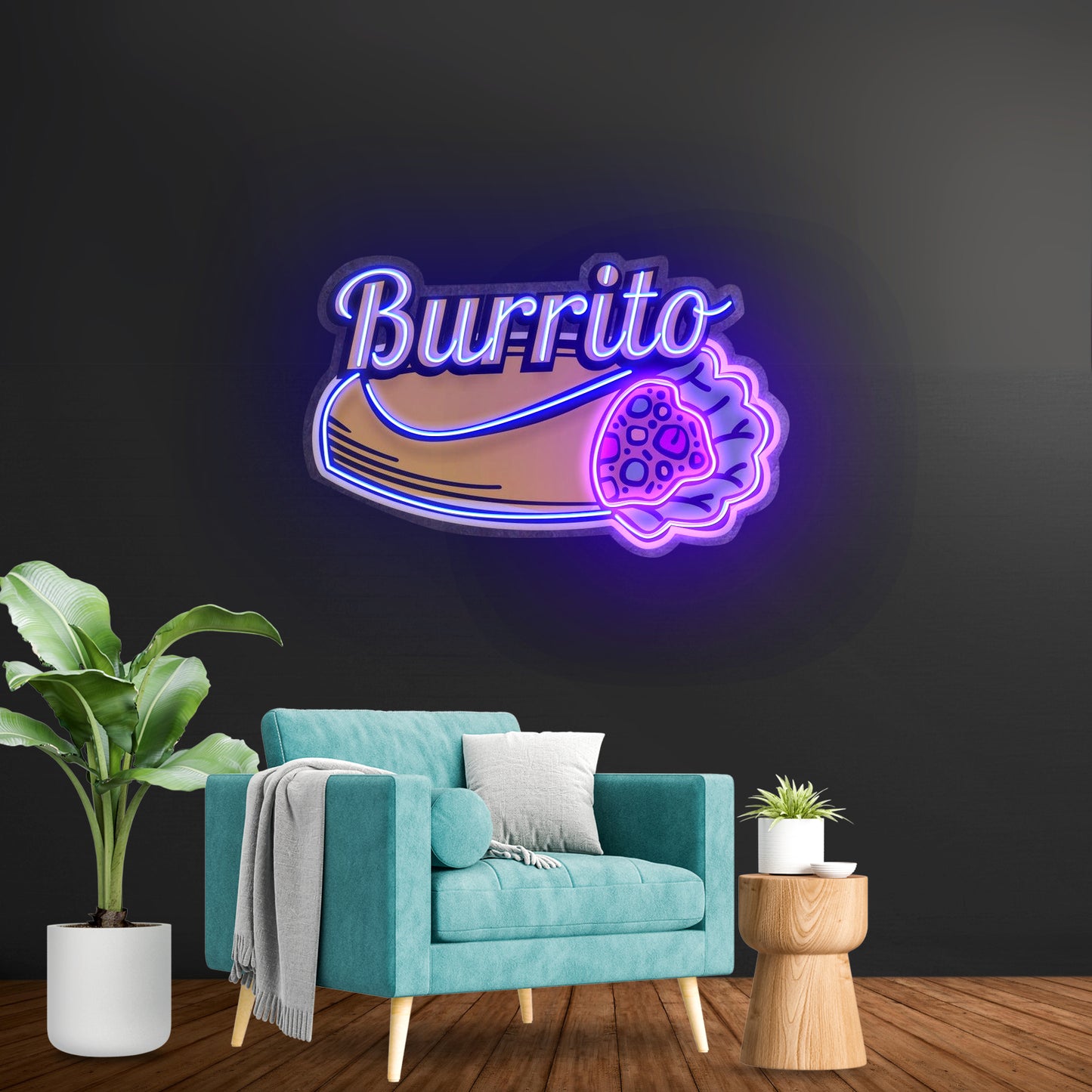 Burrito Custom Led Signs Artwork For Sale